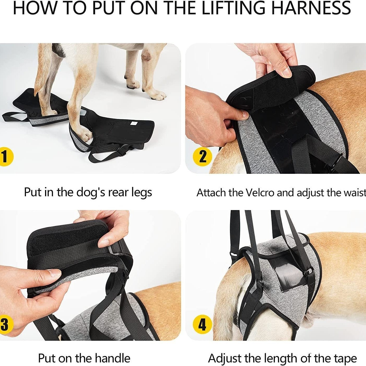 Cross-border Hot Selling Pet Supplies Injured Dog Rear Leg Auxiliary Back - Shopmerge.site