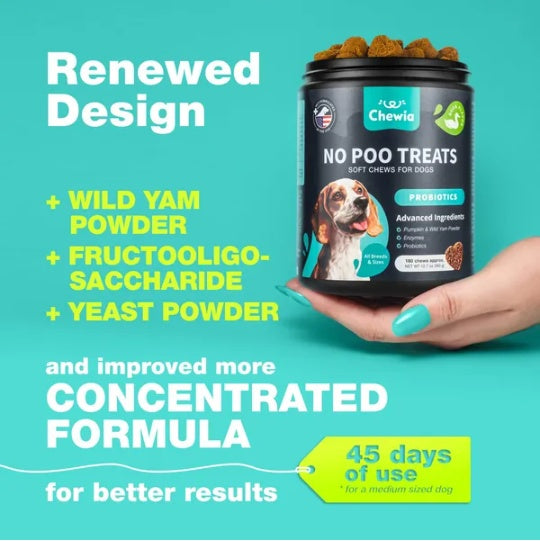 No Poo Chews For Dogs Coprophagia Deterrent For Dogs Forbid For Dogs Stool Eating Deterrent Dog Probiotics For Digestive Health Digestive Gut Immune Health Treats No Poop Eating For Dogs - Shopmerge.site
