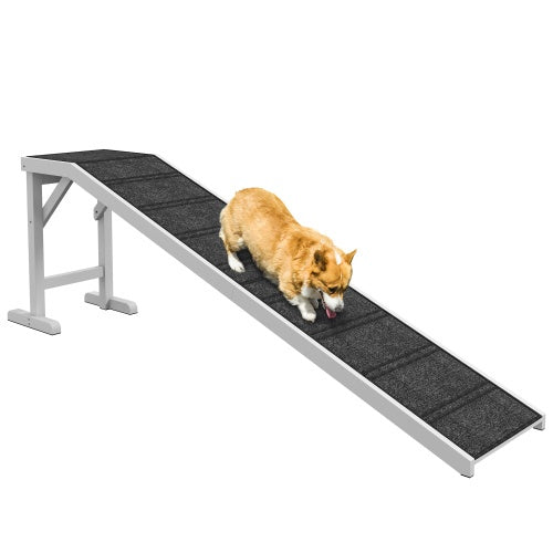 Ramp For Dog Bed, Pet Ramp For Dog With Non-slip Carpet And Top Platform - Shopmerge.site