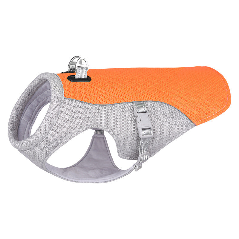 Summer Dog Cooling Vest – Heat-Resistant, Breathable & Sun-Proof Pet Clothes - Shopmerge.site