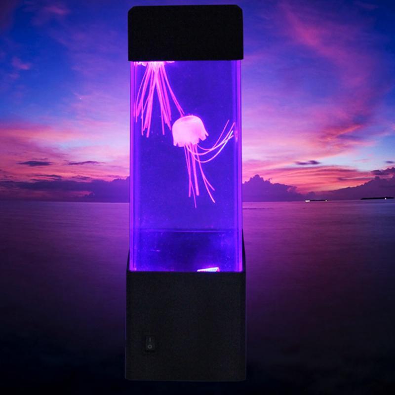 Colorful LED jellyfish night light - Shopmerge.site