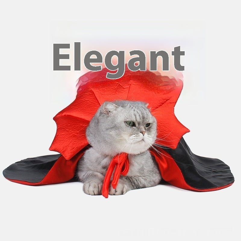 Cute Halloween Pet Costumes Cosplay Vampire Cloak For Small Dog Cat Kitten Puppy Dress Kawaii Pet Clothes Cat Accessoties Gift - Shopmerge.site