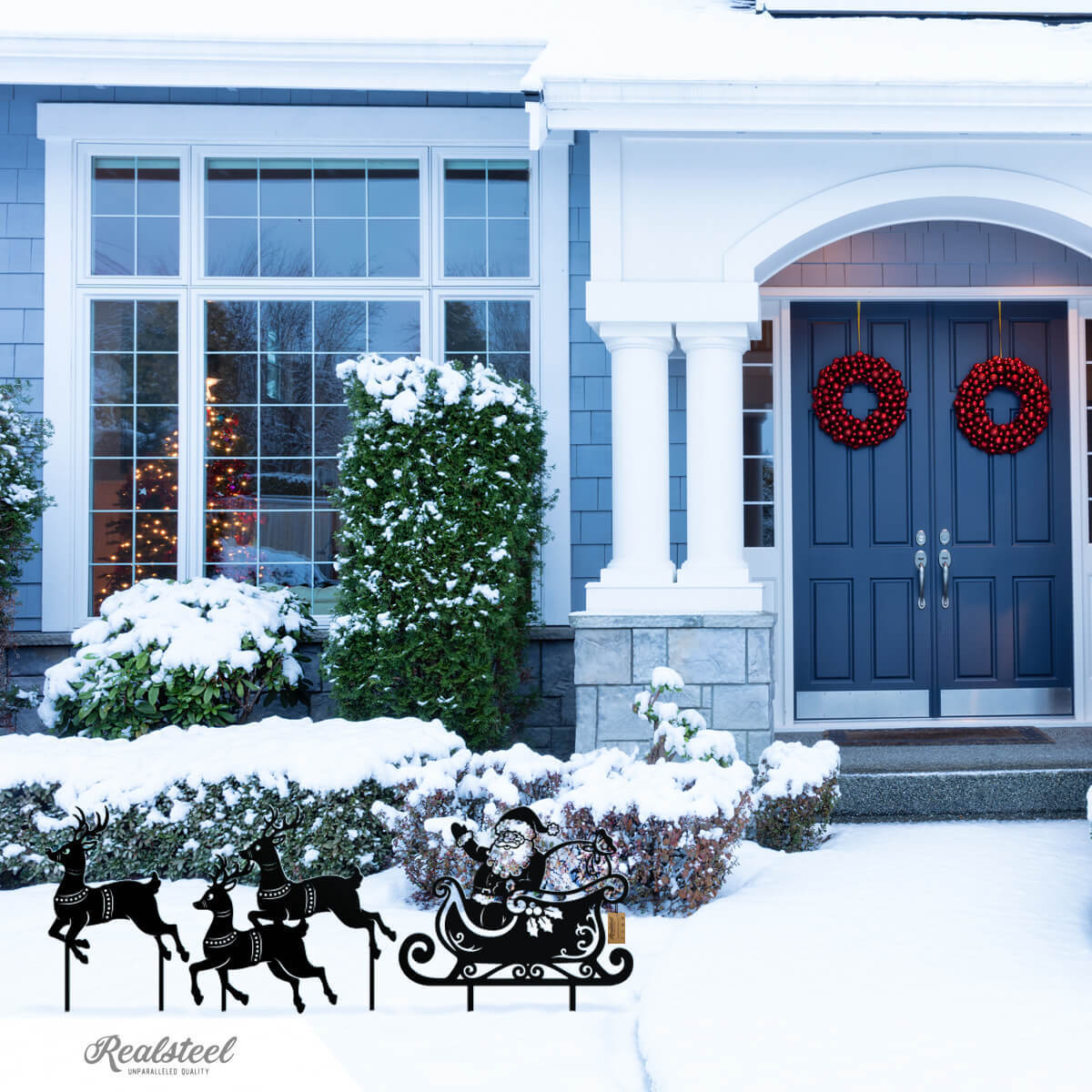 Outdoor Decoration Metal Silhouette Art In Outdoor Garden Decoration - Shopmerge.site