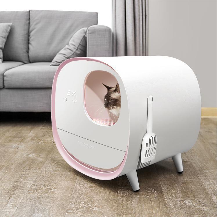 Smart Litter Box Extra Large Deodorant And Spatter Proof - Shopmerge.site