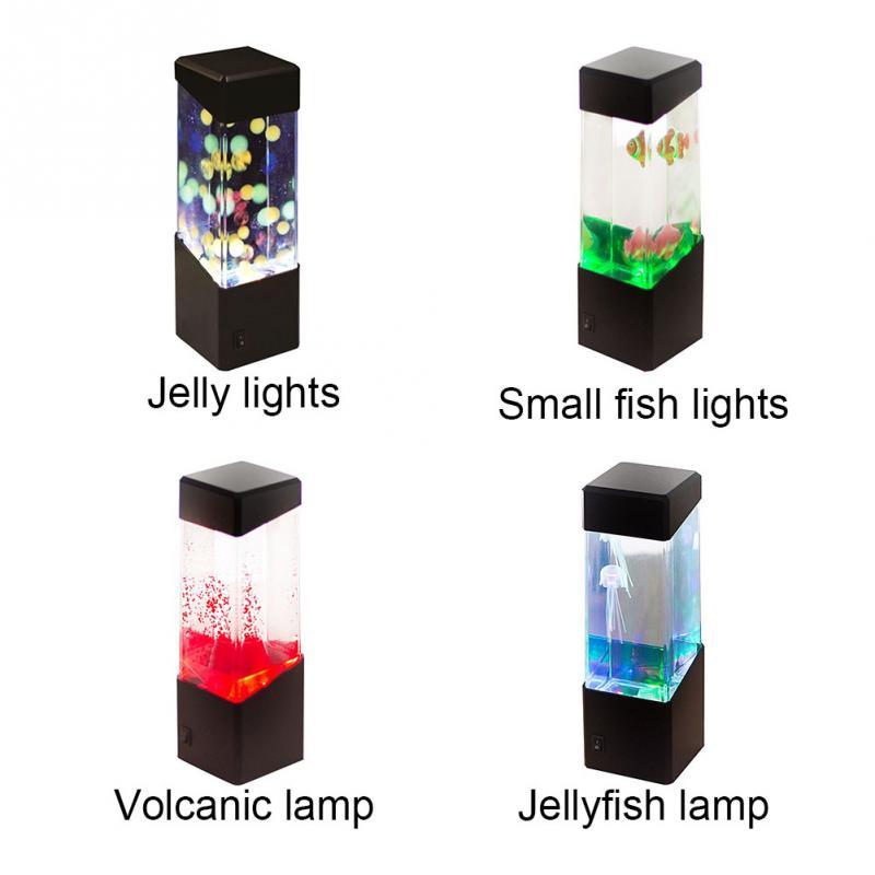 Colorful LED jellyfish night light - Shopmerge.site