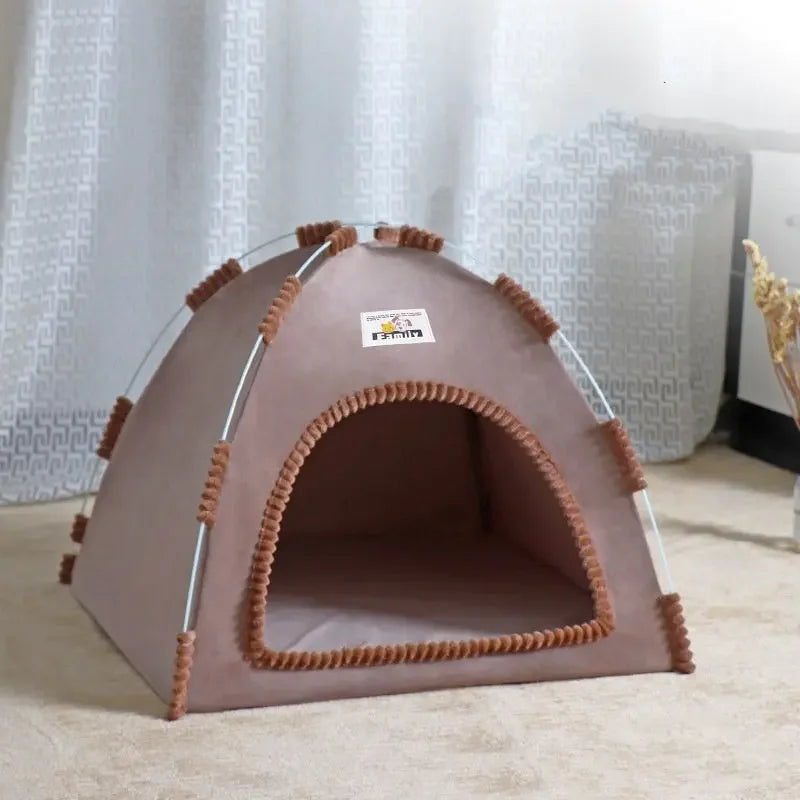 Pet Tent Cat Nest Four Seasons Universal Dogs And Cats Bed Small And Medium-sized Dogs - Shopmerge.site