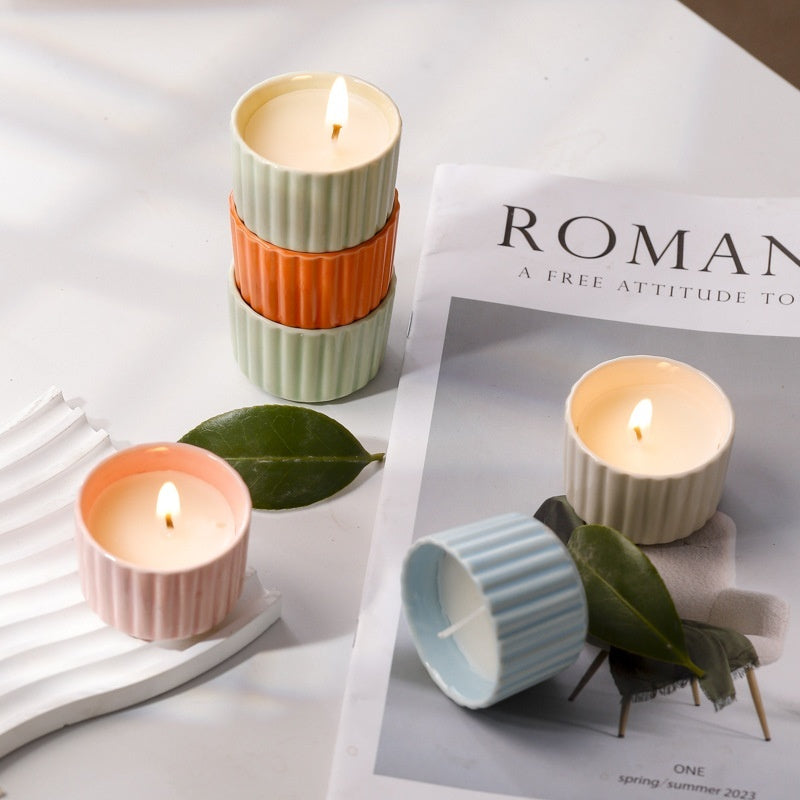 Indoor Durable Aromatherapy Soy Candles Bedroom