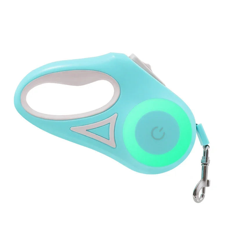 Dog Leash Retractable Leash And Dog Collar Spotlight Automatic Pet Dog Cat Traction Rope For Small Medium Dogs Pet Product - Shopmerge.site