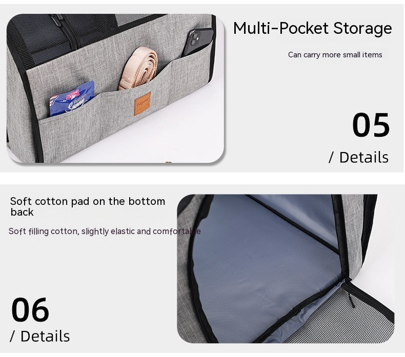 Portable Dog Car Cage – Travel Pet Nest for Dogs - Shopmerge.site