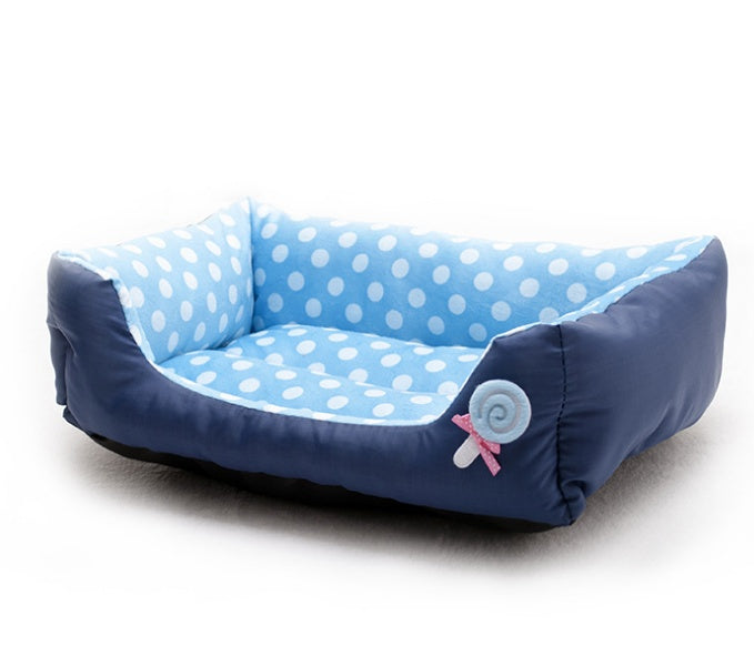 Warm wave pet dog dog sofa bed cat litter lollipop Teddy dog kennel - Shopmerge.site