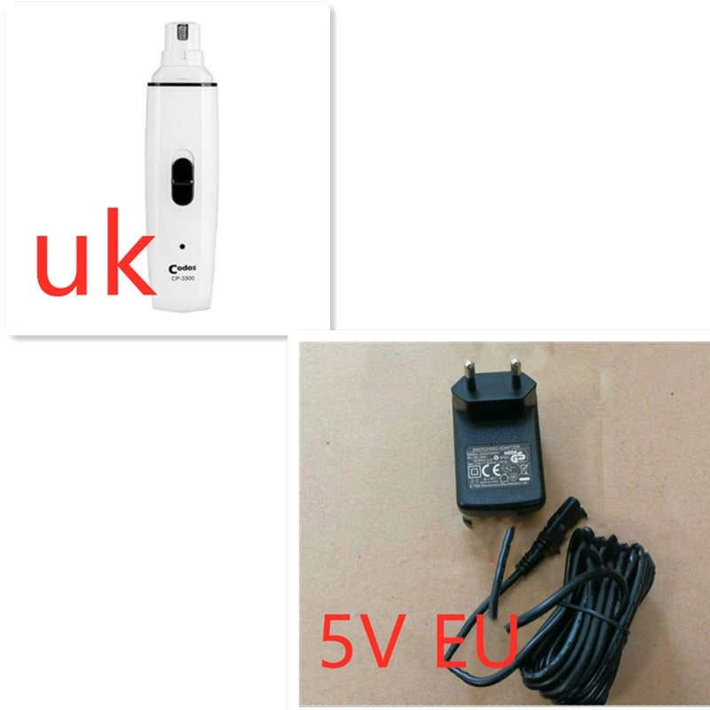 UEETEK Electric Pet Nail Grinder – Rechargeable Grooming Trimmer for Dogs, Cats & Rabbits - Shopmerge.site