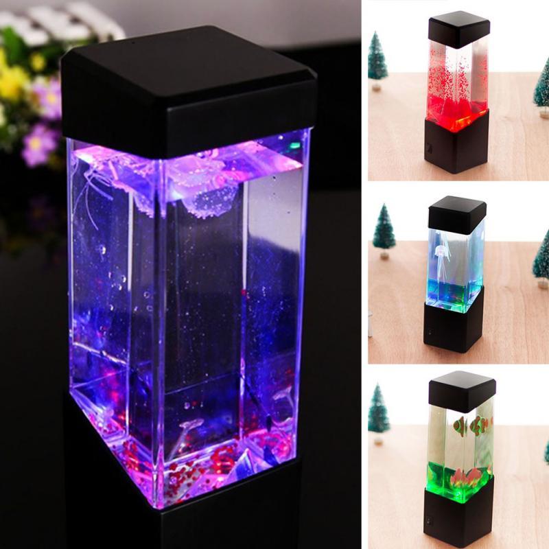 Colorful LED jellyfish night light - Shopmerge.site