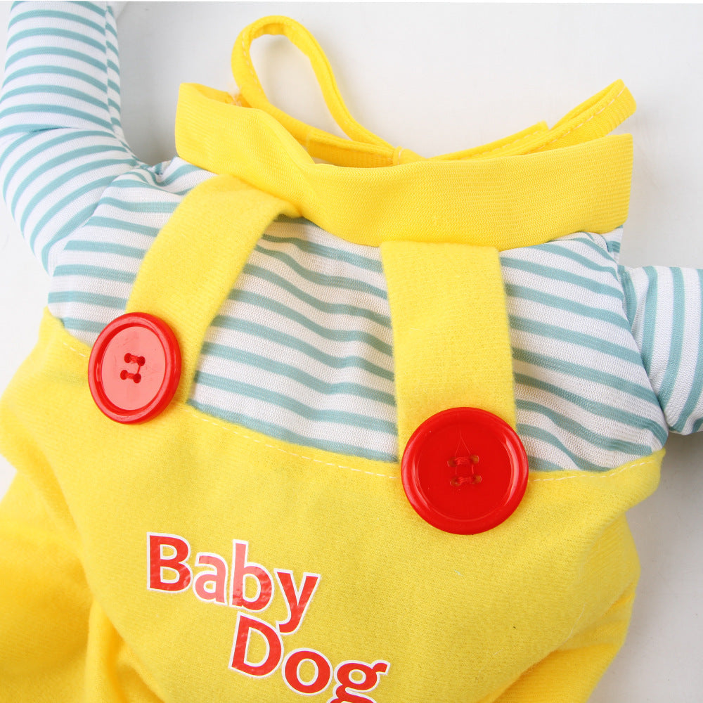 Cat Pet Costume Clothing Creative Yellow Knife Assassin Cat Clothing - Shopmerge.site