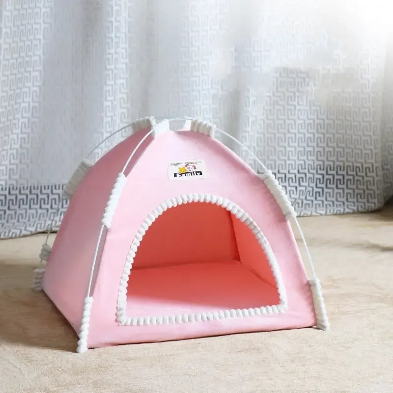 Pet Tent Cat Nest Four Seasons Universal Dogs And Cats Bed Small And Medium-sized Dogs - Shopmerge.site