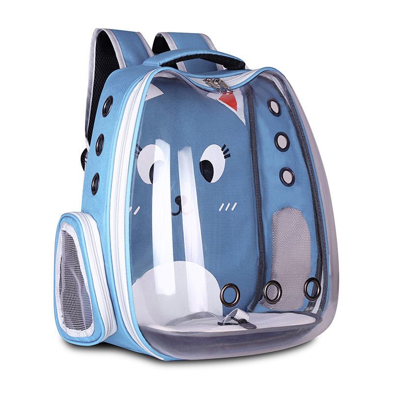 Pet Supplies Pet Backpack Convenient Pet Space Bag Breathable Shoulder Cat Bag Dog Bag - Shopmerge.site