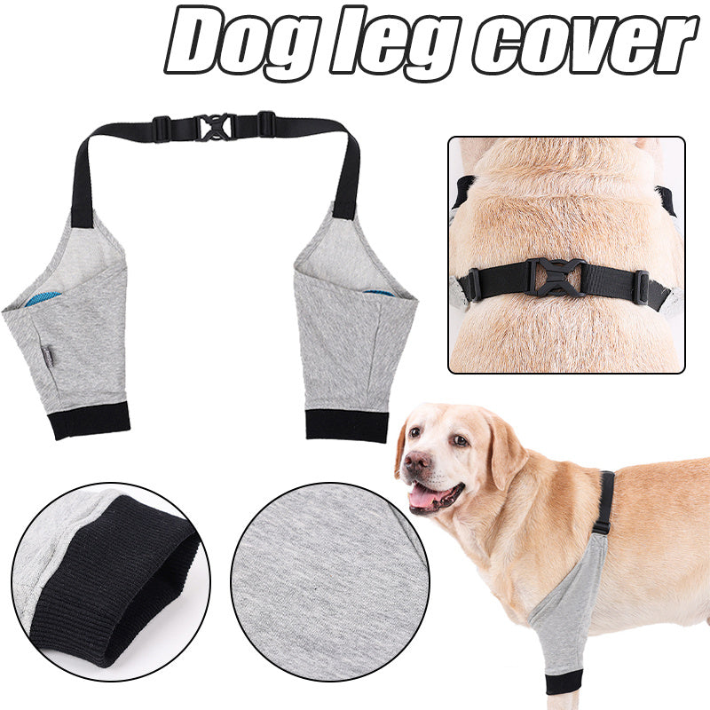 Dog Front Leg Protective Cover Injured Cotton Knee Pads Breathable - Shopmerge.site