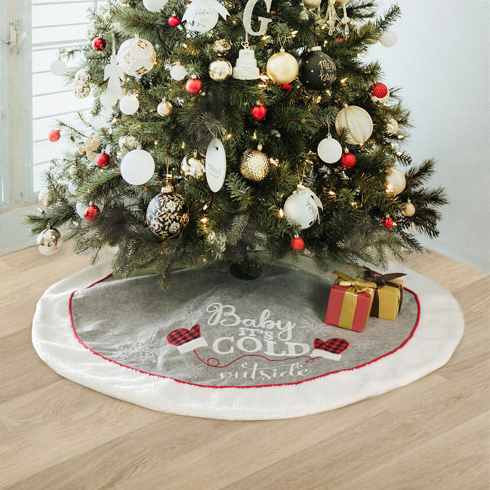 Christmas Fashion Simple Decoration Tree Skirt - Shopmerge.site