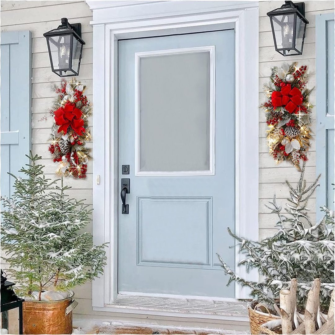 Christmas Day Door Curtain Home Decoration Hanger - Shopmerge.site