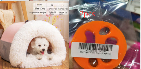 New Splice Portable Pet Nest Portable Autumn And Winter Warm Dog Nest Moisture-proof Long Fur Cat Nest Cross Border Pet Nest - Shopmerge.site