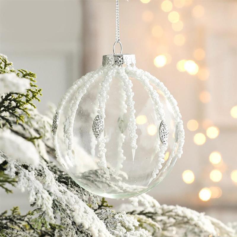 Transparent Christmas Decoration Hanging Ball Pendant - Shopmerge.site