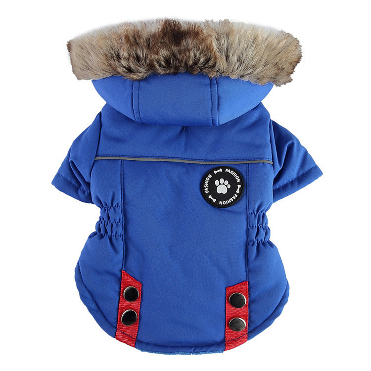 Pet Winter Cotton Dog Clothes Zipper Jacket Dog Supplies - Shopmerge.site