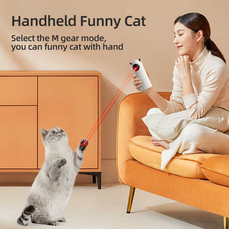 Electric Automatic Infrared Cat Teaser Toys - Shopmerge.site