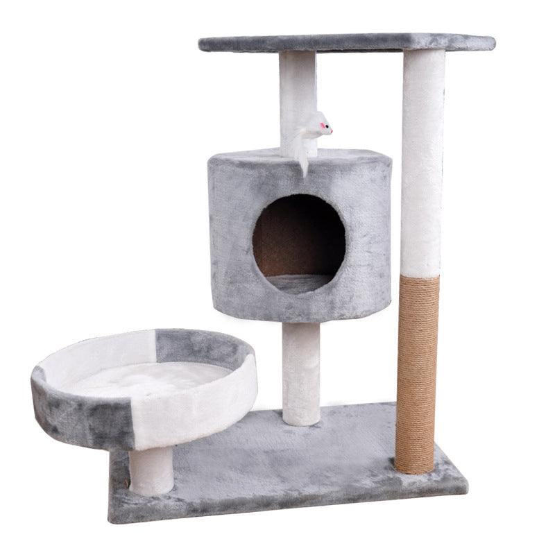 Lepet Cat Nest & Scratch Board – Multi-Level Cat Tree Climbing Fr - Shopmerge.site